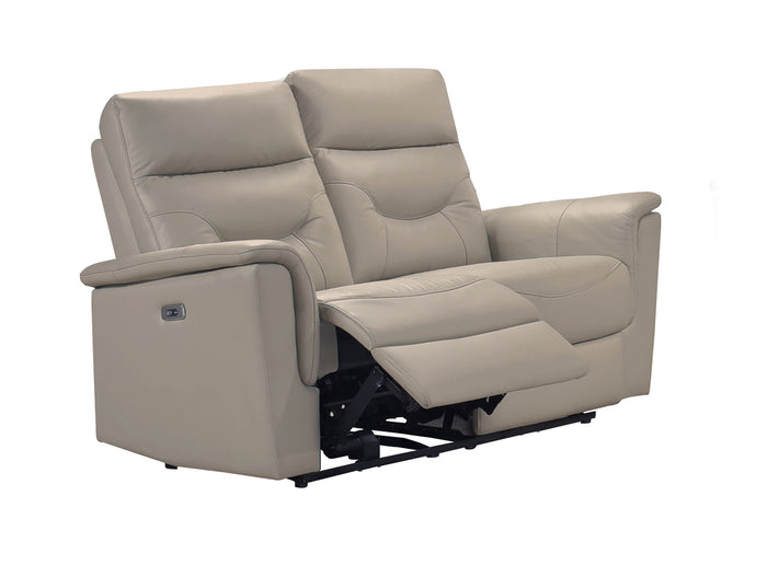 Vale Power Reclining Loveseat, Latte Leather Match image 5