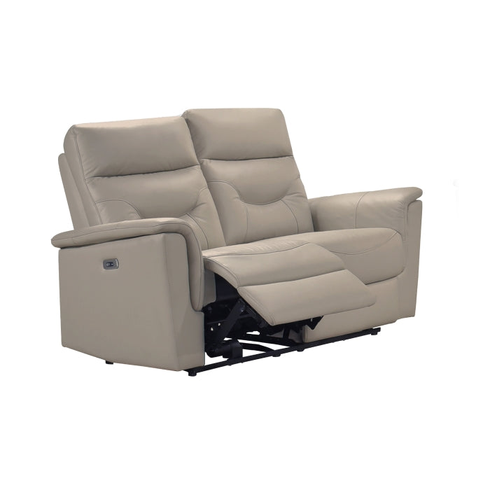 Vale Power Reclining Loveseat, Latte Leather Match image 9
