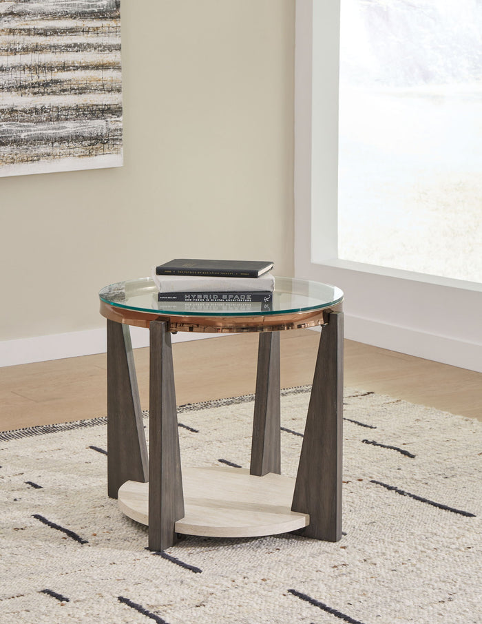 Frazwa - Round End Table - Multi image 3