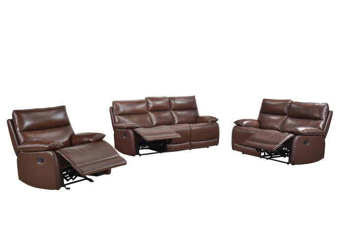 Marlo Double Reclining Sofa, Brown image 6