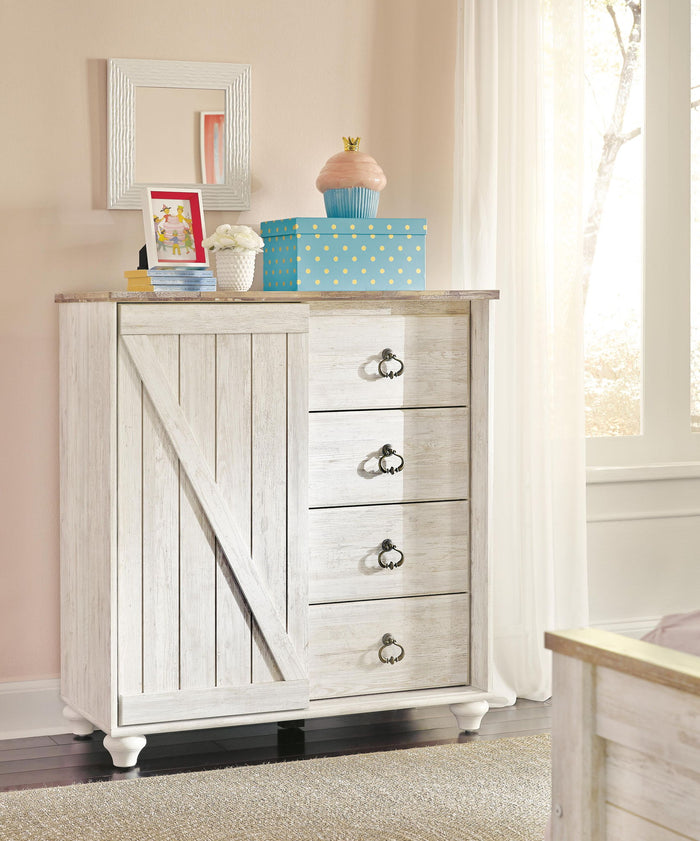 Willowton - Dressing Chest - Whitewash image 3