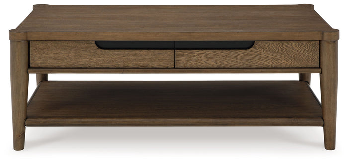 Roanhowe - Rectangular Cocktail Table - Brown image 4