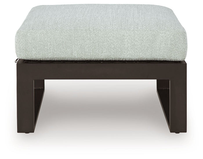 Beachloft - Ottoman With Cushion - Black / Gray image 4