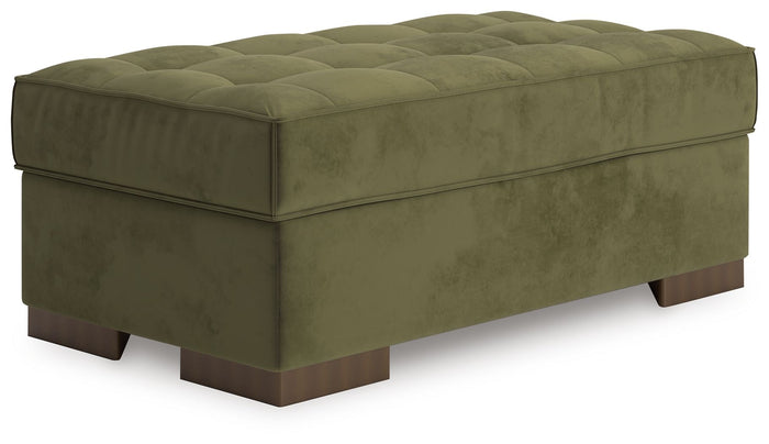 Caspian-Town - Oversized Accent Ottoman - Olive image 1