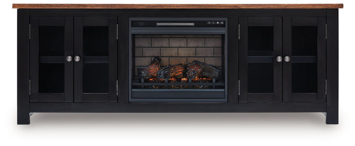 Wildenauer - 76" TV Stand With Electric Fireplace image 1