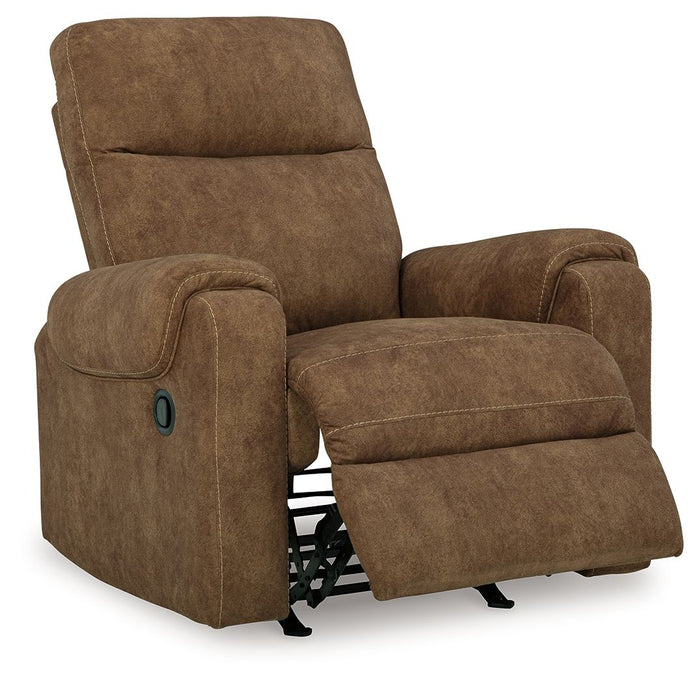 Edenwold - Rocker Recliner - Faux Leather - Brindle image 4