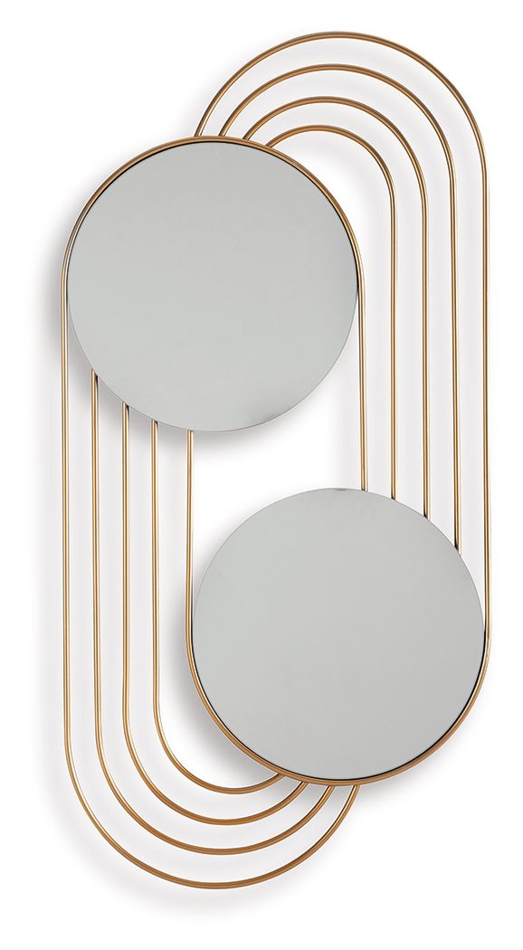 Warrenley - Accent Mirror - Gold Finish image 1