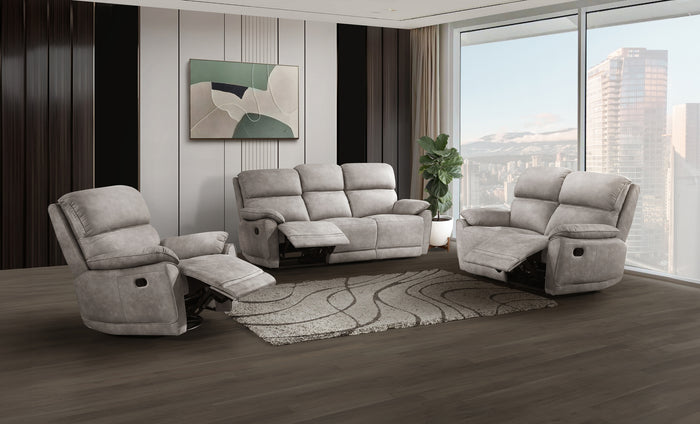 Harbor Double Reclining Sofa, Taupe image 2