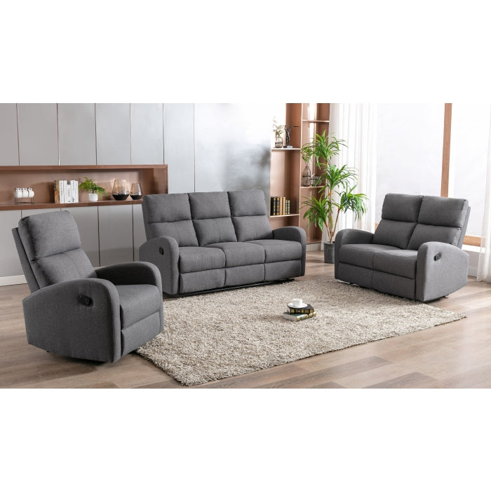 Asher Reclining Loveseat, Grey image 4