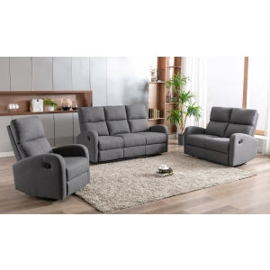 Asher Reclining Sofa, Grey image 3