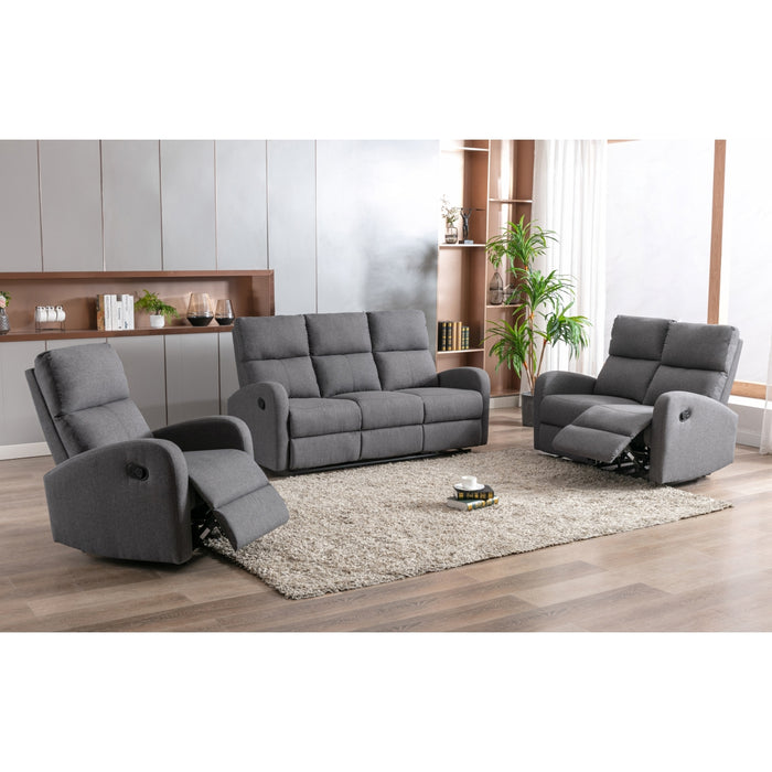 Asher Reclining Sofa, Grey image 8