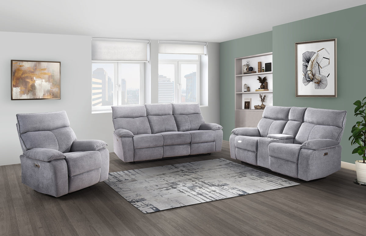 Avery Power Glider Recliner, Grey