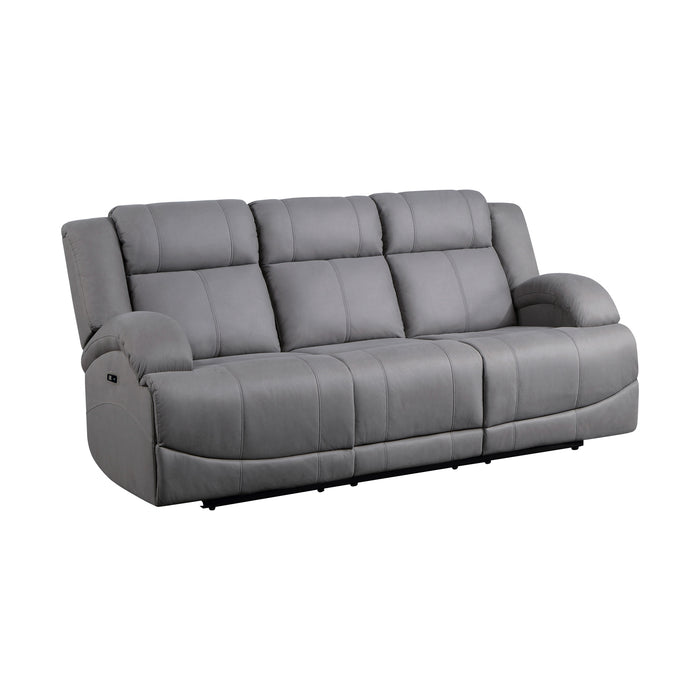 Finley Power Double Reclining Sofa, Grey image 10