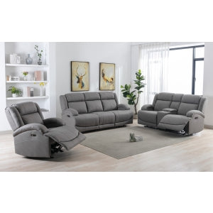 Finley Power Double Reclining Sofa, Grey image 6