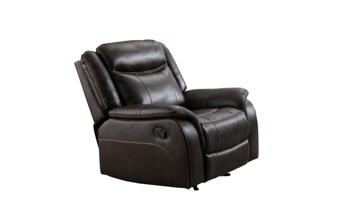 Mercer Rocker Recliner, Brown Leather Gel image 9