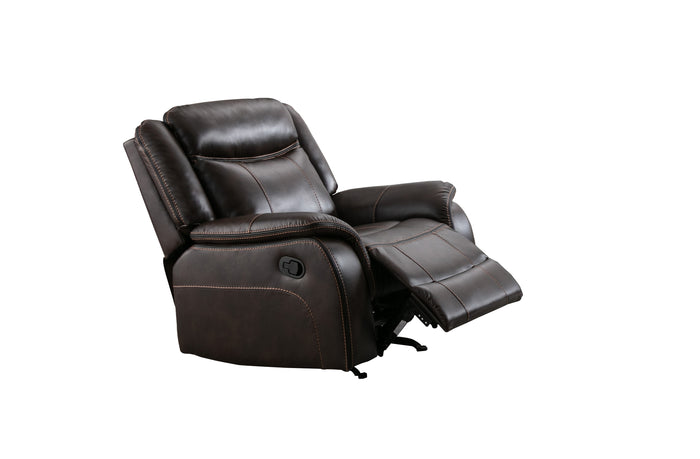 Mercer Rocker Recliner, Brown Leather Gel image 10