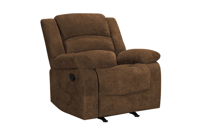 Nova Rocker Recliner, Brown Fabric image 10
