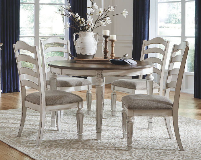 Realyn - Oval Dining Table Set image 1