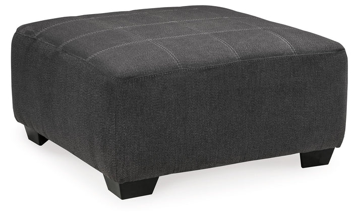 Ambee - Oversized Accent Ottoman - Slate image 1