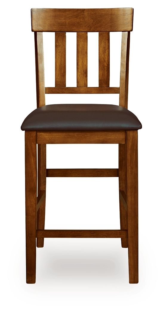 Ralene - Upholstered Barstool (Set of 2) - Medium Brown image 4