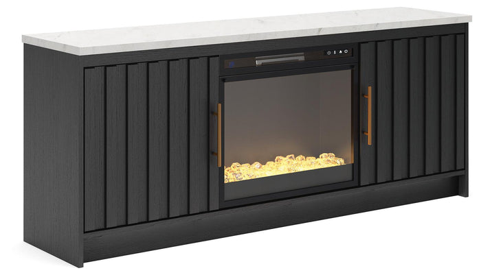 Cadmori - TV Stand With Fireplace Option image 2