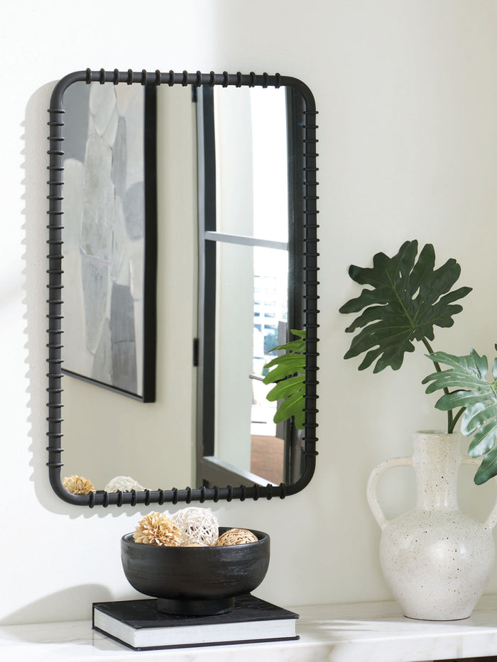 Judlow - Accent Mirror - Black image 3