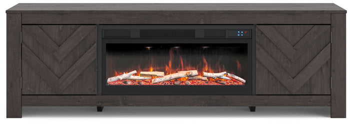 Cayboni - LG TV Stand With Fireplace Option image 5