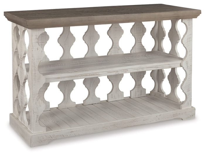 Havalance - Console Sofa Table - Gray / White image 1