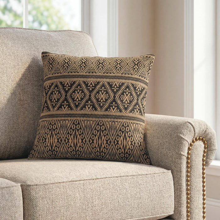 Davinwood - Pillow (Set of 4) - Gray Blue / Natural image 3