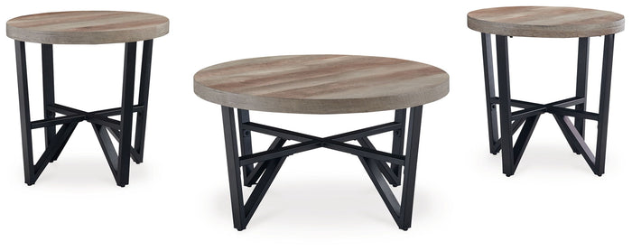 Deanlee - Occasional Table Set (Set of 3) - Grayish Brown / Black image 3