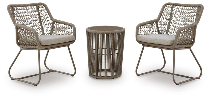 Majors Beach - Outdoor Table And 2 Chairs (Set of 3) - Beige image 1