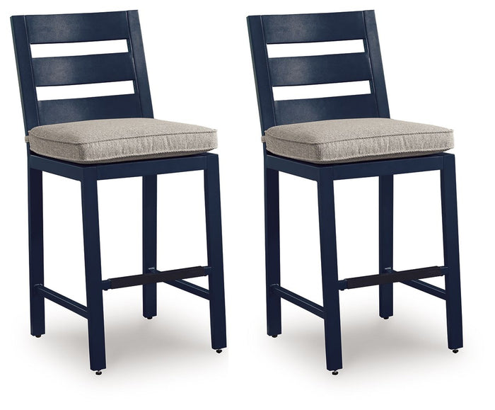 East Beach - Barstool (Set of 2) - Blue image 1