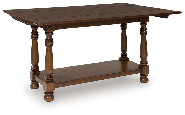 Sturlayne - Flip Top Sofa Table - Brown image 3