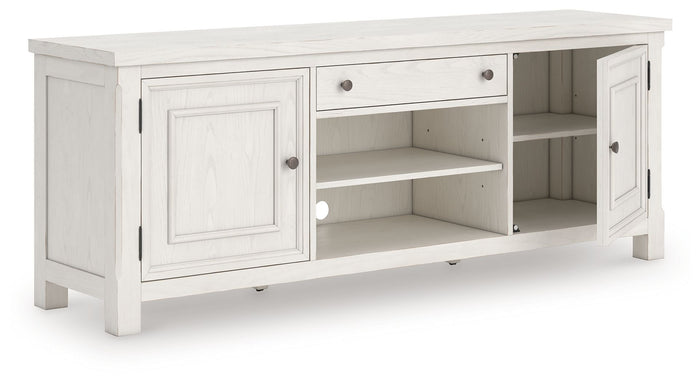 Robbinsdale - Extra Large TV Stand - Antique White image 3
