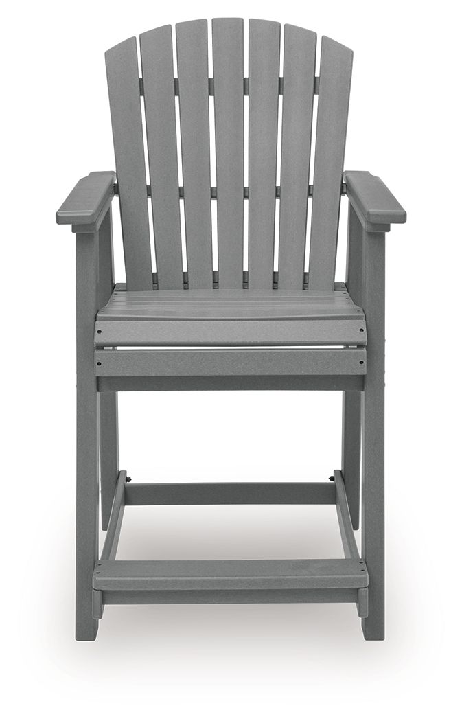 Sanctuary Beach - Barstool (Set of 2) - Dark Gray image 2
