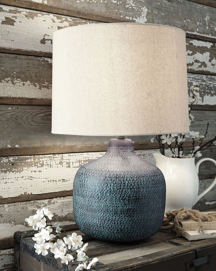 Malthace - Metal Table Lamp  - Patina image 3