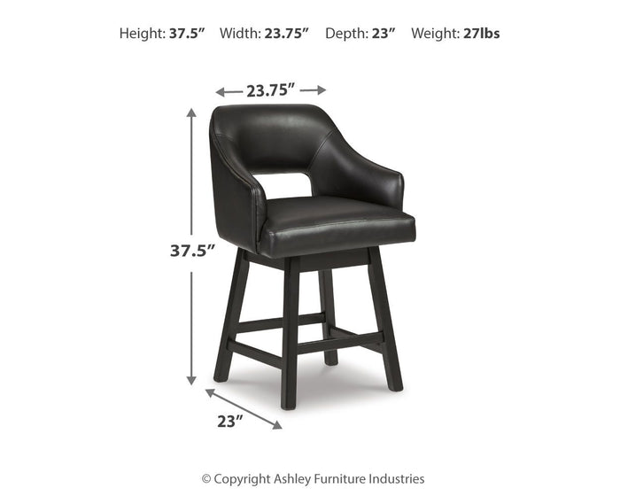 Tallenger - Upholstered Swivel Barstool (Set of 2) image 9