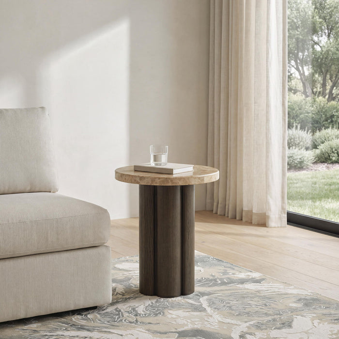 Darimore - Chair Side End Table - Burnished Brown image 2