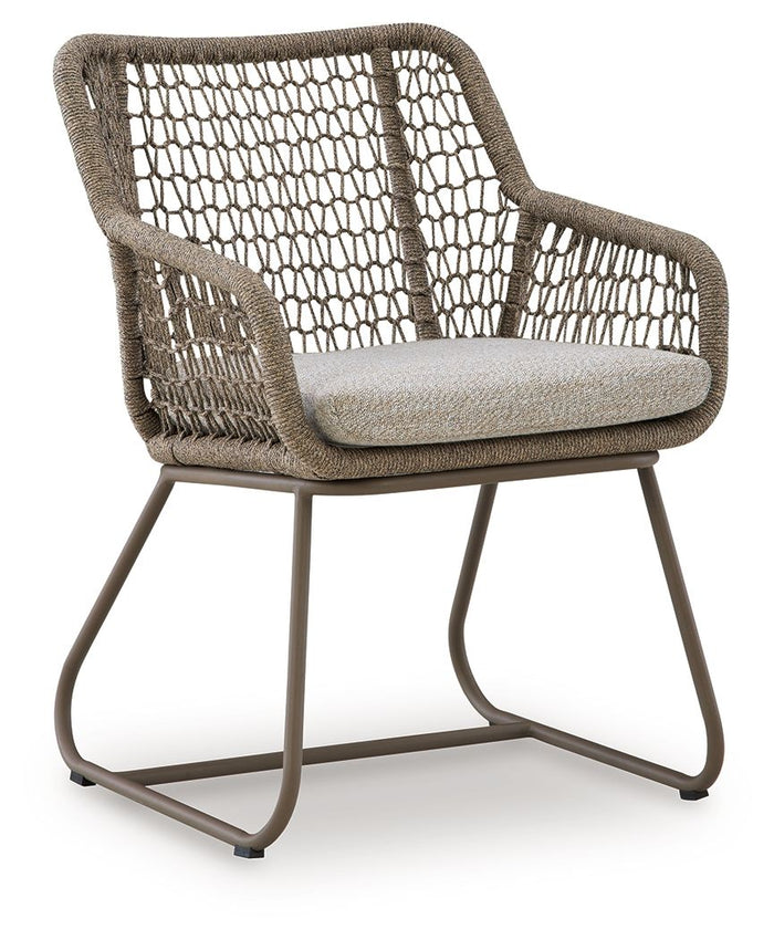 Majors Beach - Outdoor Table And 2 Chairs (Set of 3) - Beige image 3