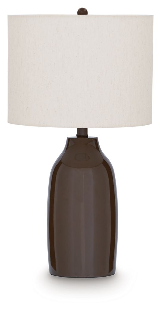 Jyler - Terracotta Table Lamp - Brown image 1