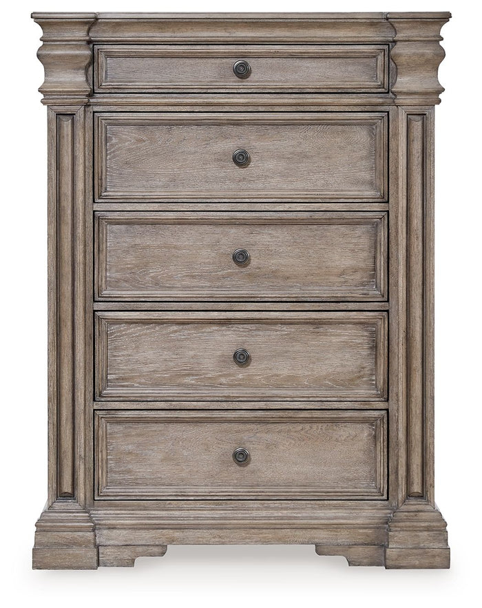 Blairhurst - Five Drawer Chest - Light Grayish Brown image 3