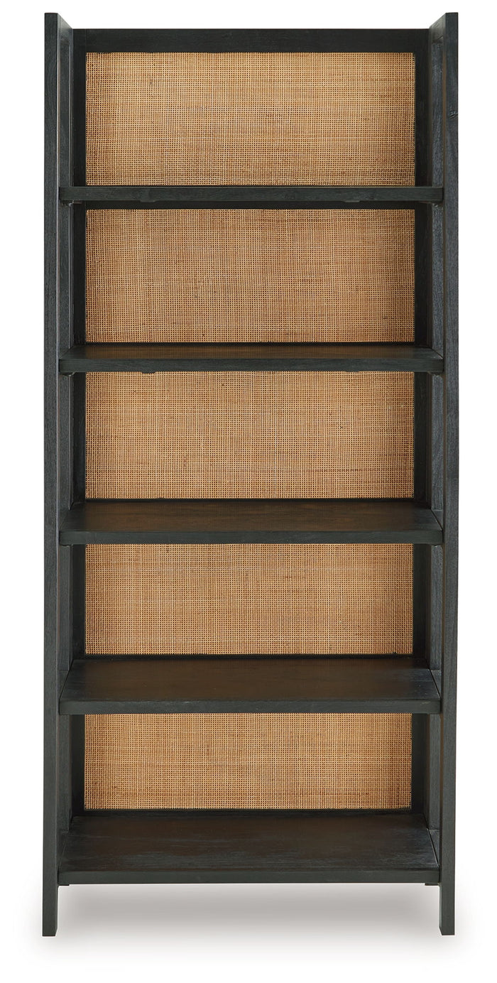 Abyard - Bookcase - Black / Natural image 3