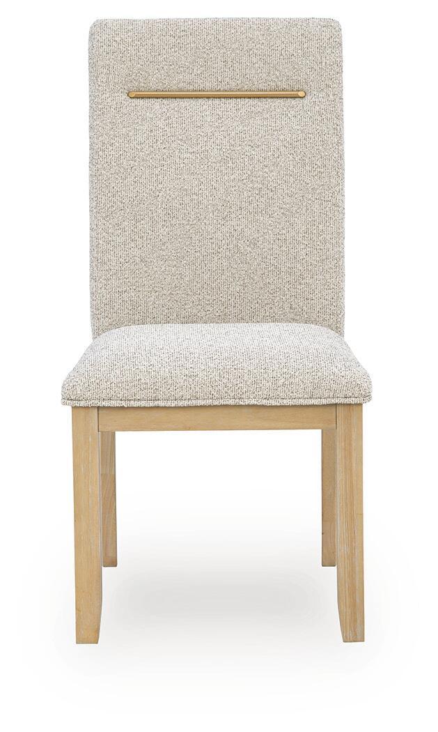 Lasinger - Dining Upholstered Side Chair (Set of 2) - Light Brown image 4