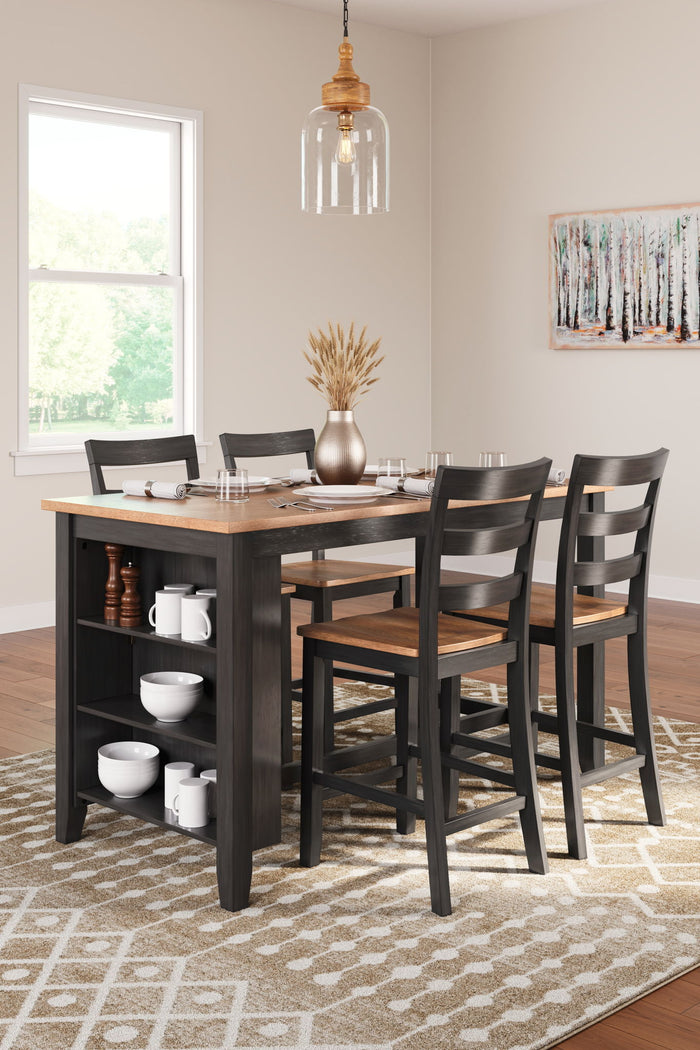 Gesthaven - Rectangular Dining Room Counter Set image 1