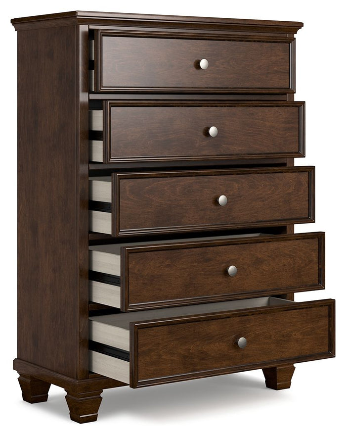 Danabrin - Five Drawer Chest - Brown image 3