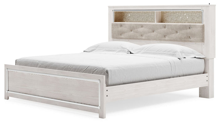 Altyra - King Bookcase Panel Bed - White image 4
