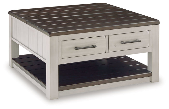 Darborn - Lift Top Cocktail Table - Gray / Brown image 1