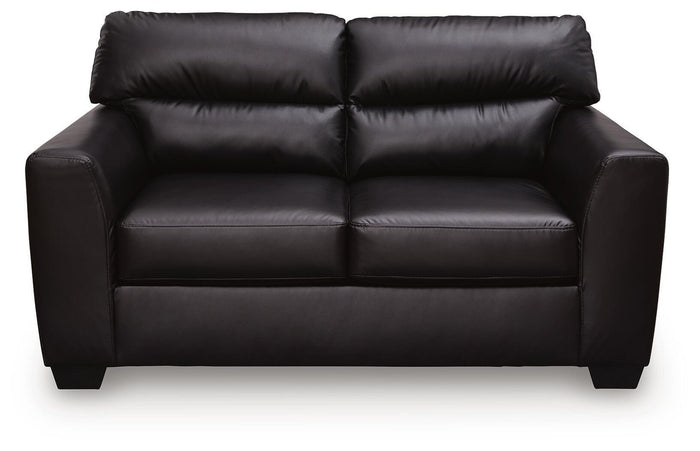 Glennbre - Loveseat - Midnight image 2