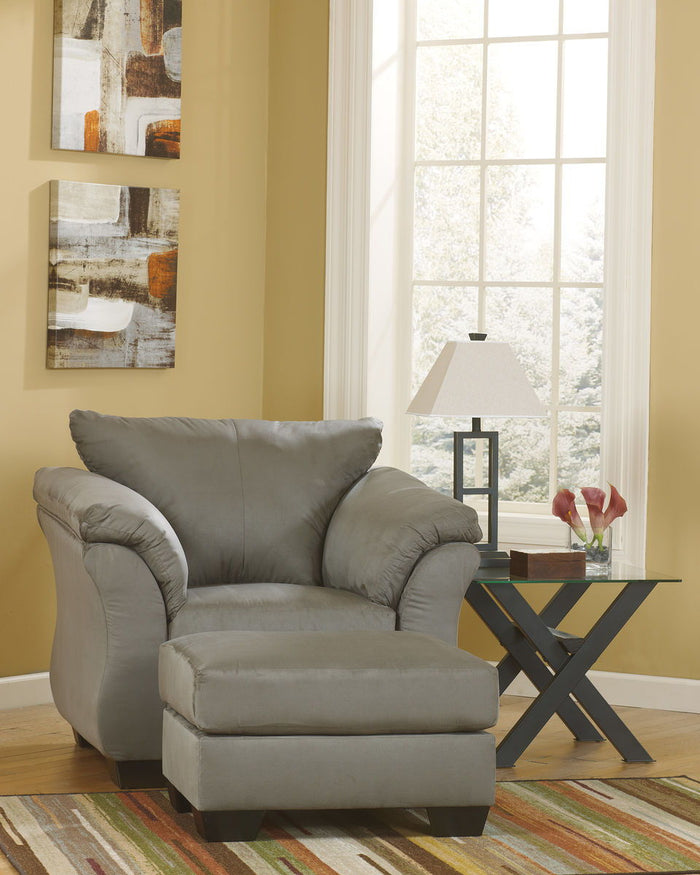 Darcy - Chair With Ottoman image 1
