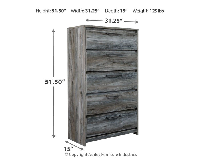 Baystorm - Panel Bedroom Set - Gray image 4
